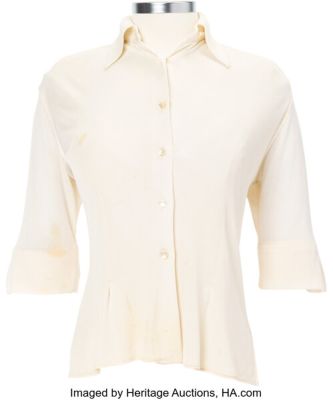 Marilyn Monroe Personal Crème Blouse by Jax. | Heritage