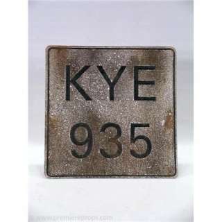 Lot 733 - UNDERWORLD 2 Hero License Plate Movie Props