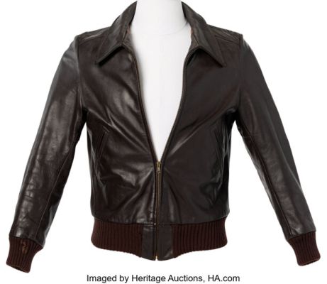 Happy Days (Paramount TV, 1974-1984), Henry Winkler "Arthur ‘Fonzie‘ Fonzarelli" Signature Leather Jacket with Signed Letter.