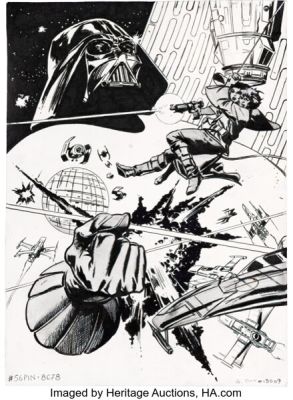 Gene Day and Carmine Infantino Star Wars Weekly #19 Pin-Up Special Art (Marvel UK, 1978). | Heritage