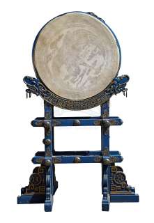 The Great Wall | Blue Crane Drum with Base | Propstore