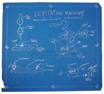 Mythbusters | Episode "Elevator of Death, Levitation Machine" (2004, E17): Episode Blueprint - Levitation Machine | Propstore