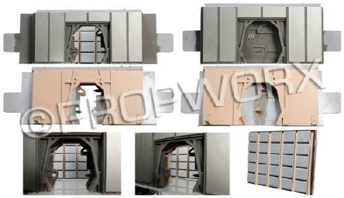 Miniature Holodeck Doors and Corridor Wall | Propworx