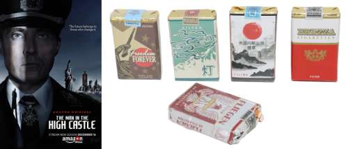 The Man in the High Castle Amazon TV Show Prop German & Japanese Cigarette Packs - 2015