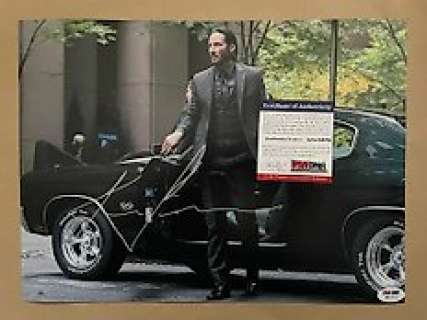 John Wick | John Wick - Signed by Keanu Reeves - with PSA/DNA Certification - No Reserve! | Catawiki