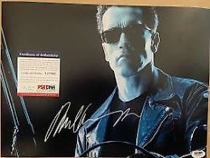 Terminator 2 Judgment Day | Terminator 2 Judgment Day - Signed by Arnold Schwarzenegger - with PSA/DNA Certification - No Reserve! | Catawiki