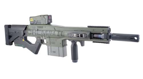 ELYSIUM (2013) - Lot 97 - Drake‘s (Brandon Auret) Green Chemrail Rifle