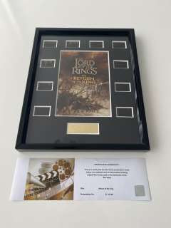 The Return of the King Film Cell Display, Lord of the Rings | Lord of the Rings, The Return Of The King Film Cell Display - Elijah Wood, Vigo Mortensen, Orlando Bloom | Catawiki