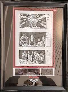 The Crow | The Crow - Brandon Lee, Michael Wincott - Storyboard page in Deluxe Display | Catawiki