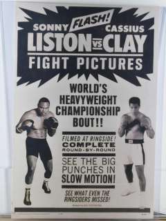 Ali Prop "Sonny Liston vs Cassius Clay" Poster | GWS Auctions