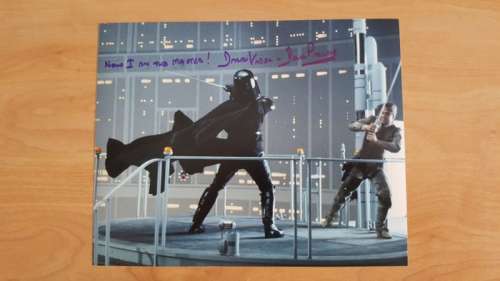 Star Wars - Dave Prowse (RIP) - Photo with quote - Signed with COA | Catawiki
