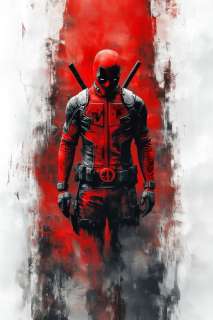 Artxlife - Red Stripe Deadpool [XXL] | Catawiki