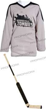 Lot 293 - Deacon‘s "Monroeville Zombies" Jersey and hockey s