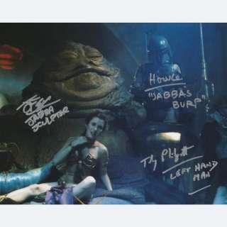 Star Wars Episode VI: Return of the Jedi - Jabba the Hutt - Signed by John Coppinger, Toby Philpott and Howie Hammermann | Catawiki