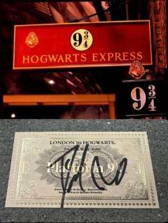 Harry Potter - DANIEL RADCLIFFE signed ticket trein HOGWART coa BECKETT | Catawiki