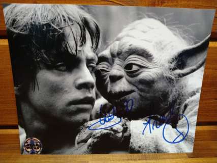 Star Wars Episode V: The Empire Strikes Back - Double signed by Mark Hamill + Frank Oz, with Letter of Authenticity - Photo, Autograph | Catawiki