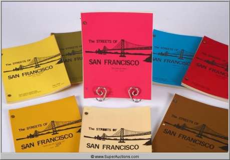 Streets of San Francisco Television Scripts | Super Auctions