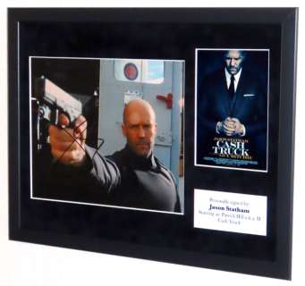 Cash Truck - Jason Statham - Framed, signed + Certificate of Authenticity | Catawiki