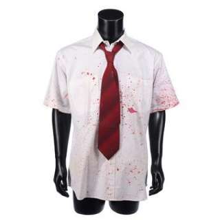 SHAUN OF THE DEAD (2004) - Lot 1249 - Shaun‘s (Simon Pegg) Screen-matched Bloody Shirt and Tie