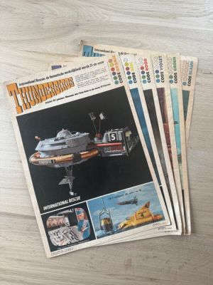 Thunderbirds - Full set of technical sheets - 1966 rare! | Catawiki