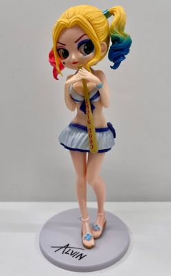 Alvin Silvrants - Sculpture, Sexy Busty Harley Quinn Good Night - 22 cm - Plastic - 2025 | Catawiki