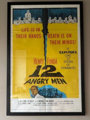 Illustrator unknown; "Copyright 1957 United Artists Corp." - 12 Angry Men - 12 Angry Men | Catawiki