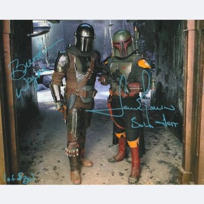 Star Wars: The Book of Boba Fett - Signed by Temuera Morrison (Boba Fett) and Brendan Wayne (Din Djarin) | Catawiki