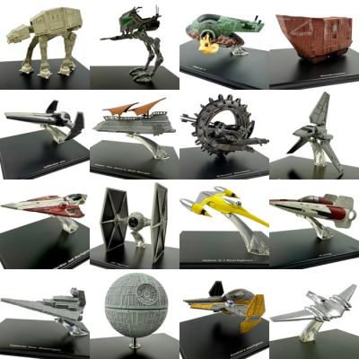 Lucasfilm - Figure - Star Wars - 16 Ships and Vehicles collection, with diorama (16) - ABS plastic | Catawiki