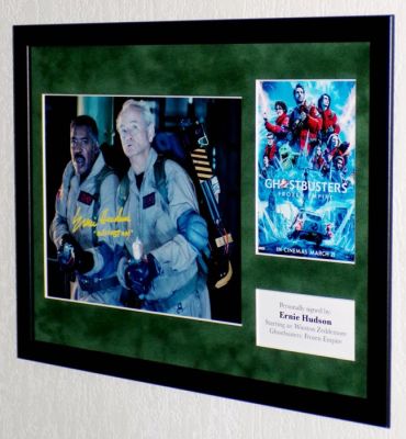 Ghostbusters - Ernie Hudson (Winston Zeddmore) Framed, signed + COA