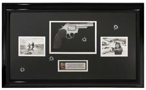 Lot 145 - BROKEN ARROW – Riley Hale (Christian Slater) & Terry Carmichael (Samantha Mathis) prop revolver
