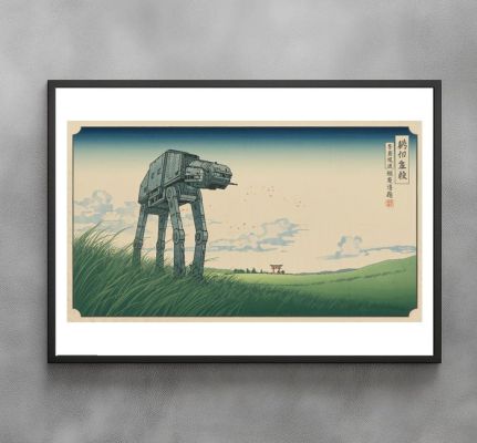 Star Wars - The Forgotten War - AT-AT Star Wars - Pop Art - Signed and Numeroted 7/10 - Sato Hageshi | Catawiki