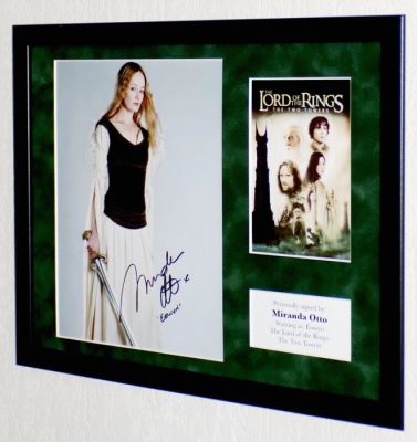 Lord of the Rings - Miranda Otto (Éowyn) Premium Framed, signed + Certificate of Authenticity