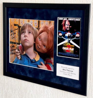 Child’s Play - Alex Vincent (Andy Barclay) Premium Framed, signed + Certificate of Authenticity | Catawiki