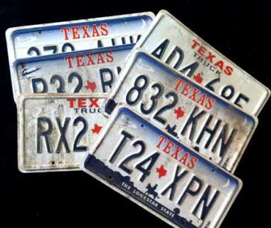 Lot 738 - Walker, Texas Ranger (1993-2001) Prop License Plates