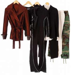 Lot 310 - Collection of (5) "Alex" as played by Lucy Liu costumes from Charlie‘s Angels.