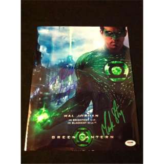 Lot 562 - Green Lantern 11 x 14 Photos Signed by Ryan Reynolds, Blake Lively, Michael Clarke Duncan, Tim Robbi