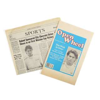 Tom Cruise Newspaper Props from Days of Thunder | Studio Auctions