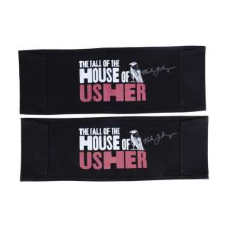 The Fall of the House of Usher | Two House of Usher Chairbacks Signed by Mike Flanagan | Propstore