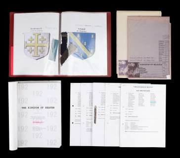 KINGDOM OF HEAVEN - Production Paperwork Set