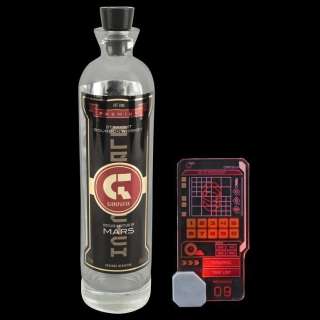 The Expanse (2015-2022) - Lot 170 - Roberta "Bobbie" Draper‘s (Frankie Adams) MCRN Light-Up Comm and Mars Bourbon Whiskey Bottle