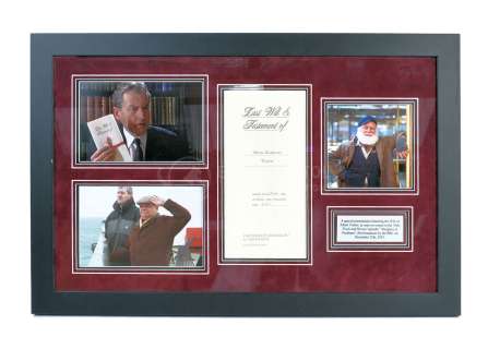 ONLY FOOLS & HORSES - UNCLE ALBERT’S SCREEN USED WILL - THE WILL THAT SAVED THE TROTTERS | Auctioneum Ltd