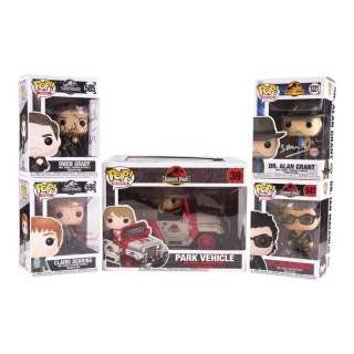 JURASSIC WORLD DOMINION (2022) - Lot #1055 : Charity Lot: Sam Neill‘s Personal Set of Cast-Autographed Funko Pops!