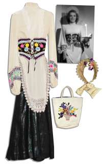 Complete Costume Worn by Judy Garland Onscreen in ’’Presenting Lily Mars’’ -- The Film Marking Her Hollywood Debut as a Glamorous Siren After Child Stardom & Girl-Next-Door Typecasting | Nate Sanders
