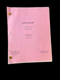 Lot 145 - Jackie Brown, Quentin Tarantino movie script