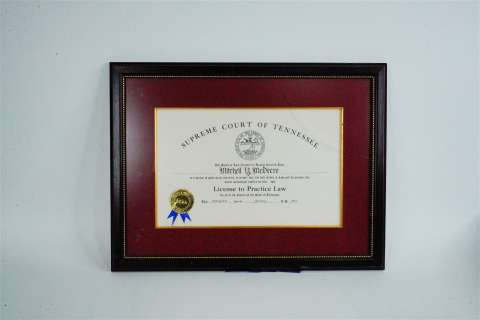 Tom Cruise Signed "The Firm" Prop Framed Certificate | GWS Auctions