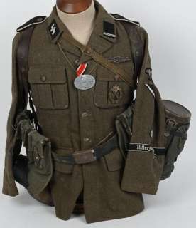 Lot 699 - WWII BAND OF BROTHERS WAFFEN SS UNIFORM MOVIE PROP