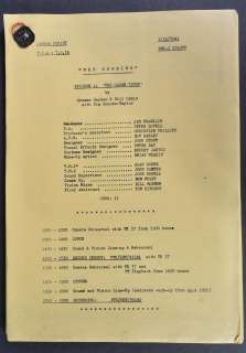 THE GOODIES (BBC 1970-1982) – ORIGINAL CAMERA SCRIPT | Auctioneum Ltd