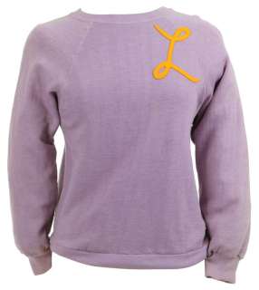 Lot 1057 - Penny Marshall "Laverne" purple sweatshirt from Laverne & Shirley.
