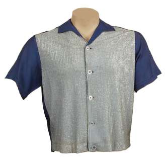 Elvis Presley "Jailhouse Rock" Movie Production Worn Blue Lurex Shirt | Gotta Have Rock and Roll