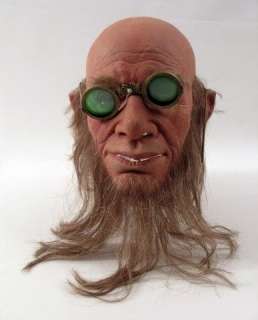 Lot 40 - Oz The Great And Powerful Master Tinker‘s (Bill Cobbs) Full Face Prosthetics & Goggles